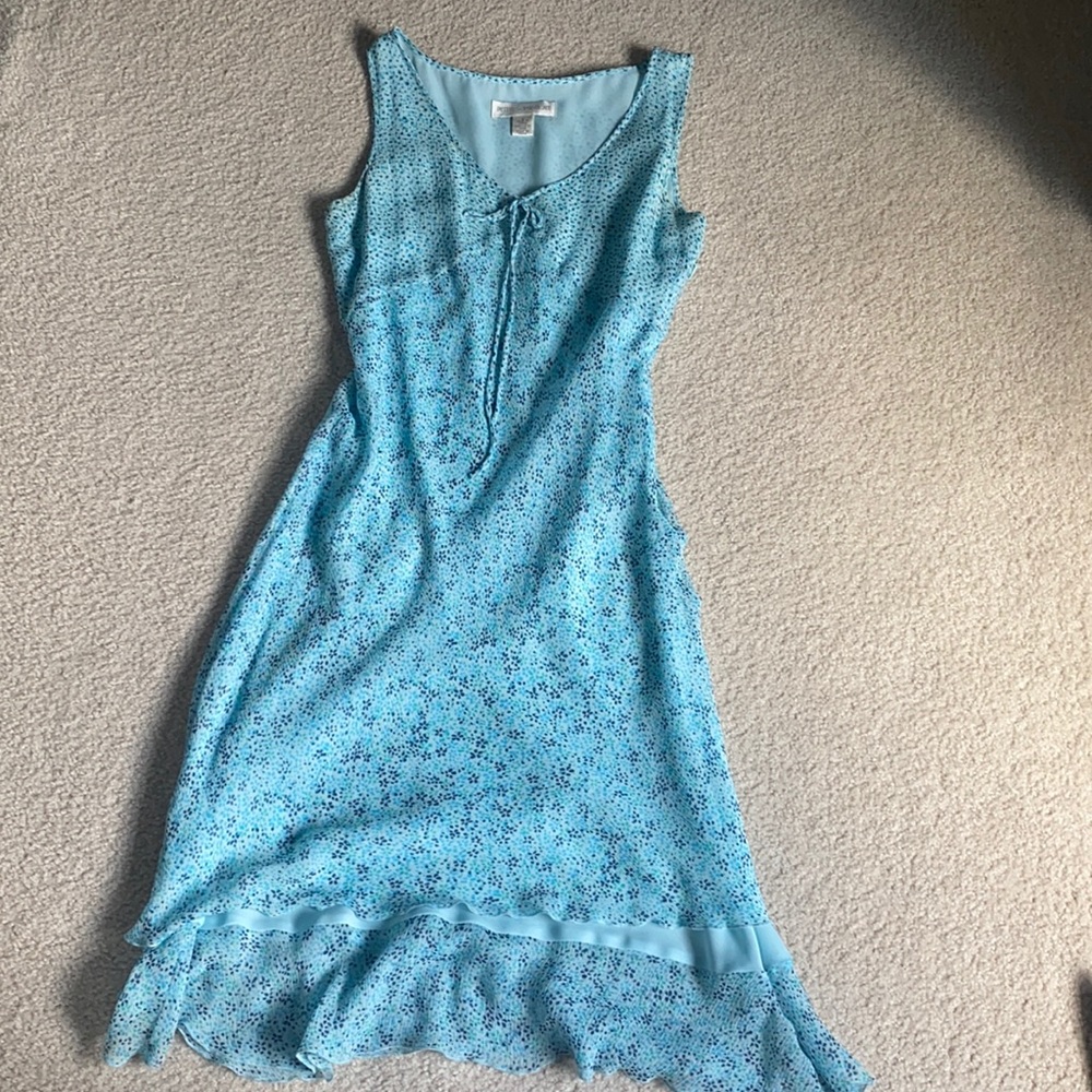 Blue spring dress